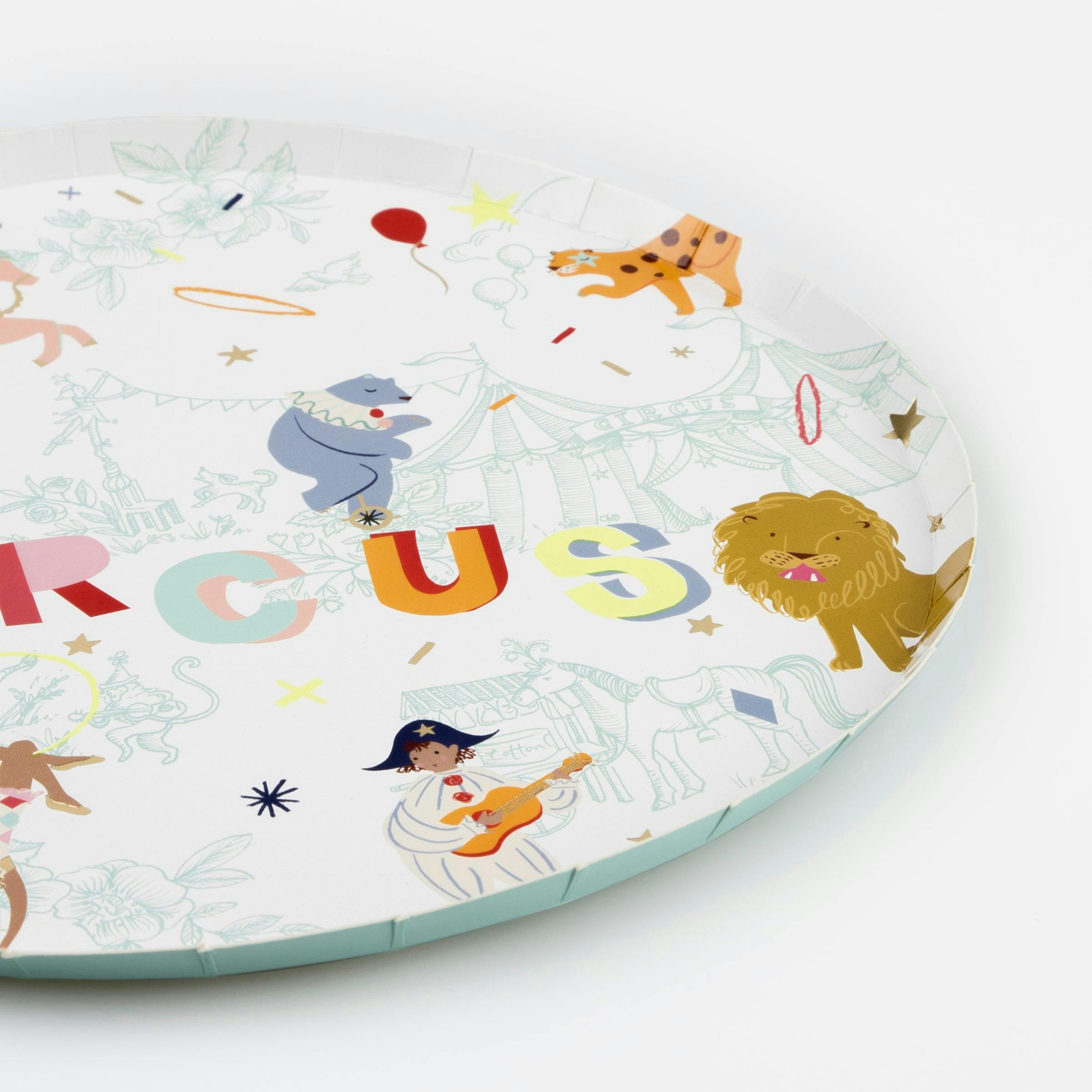 Circus Dinner Plates