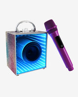 Pop Star Karaoke Infinity Light Speaker & Microphone