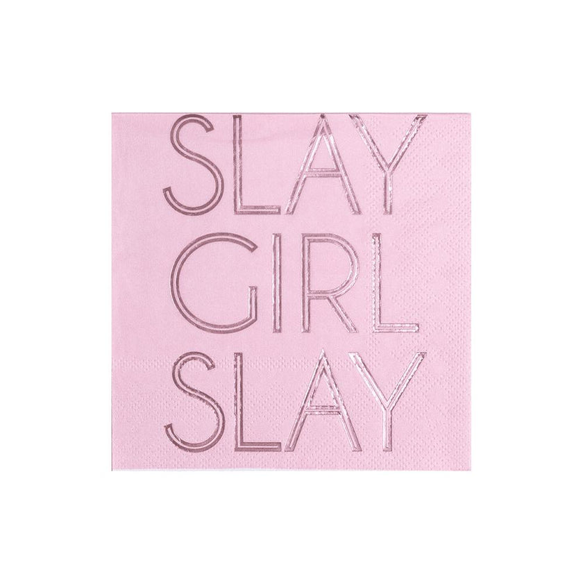 Witty "Slay Girl Slay" Cocktail Napkins