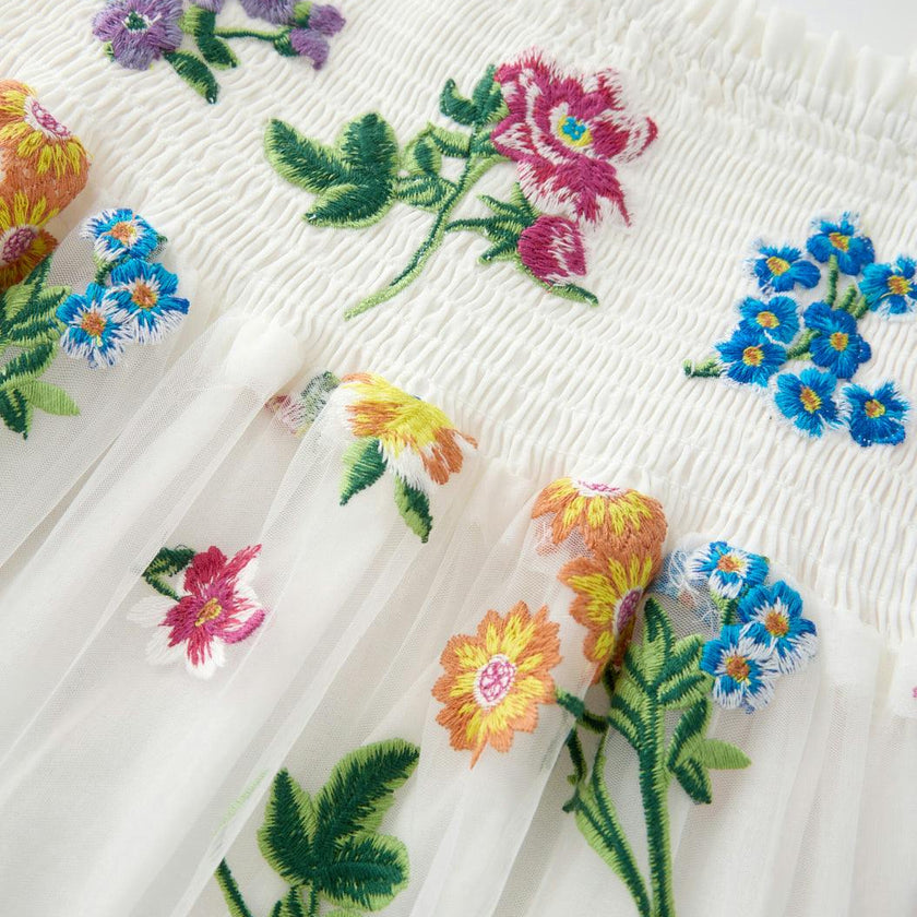 Carly Embroidered Maxi Dress