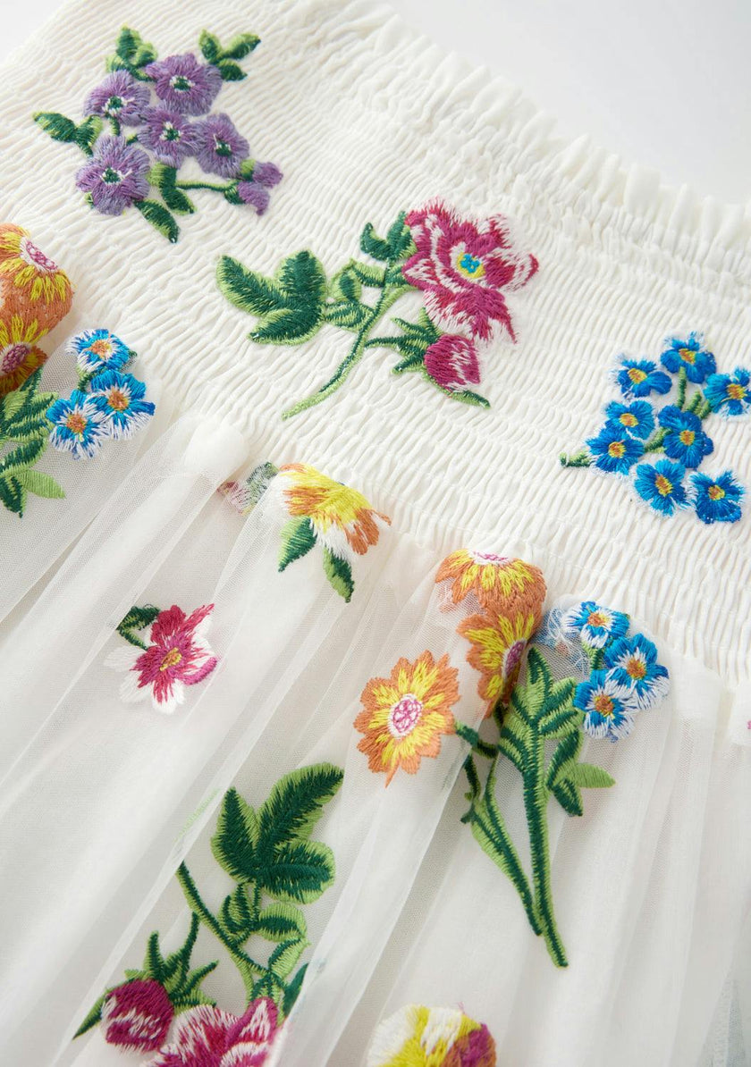 Carly Embroidered Maxi Dress