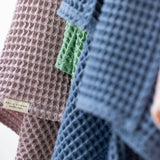 Waffle Baby Blanket Rain