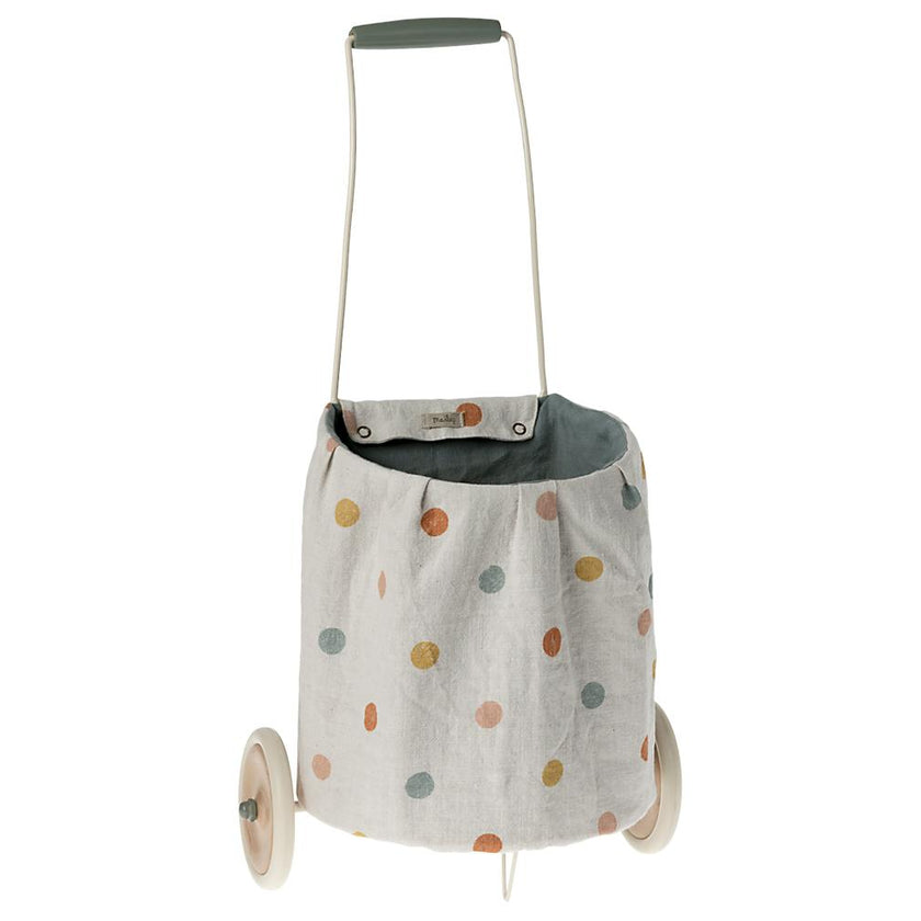 Trolley, Multi dots - Blue