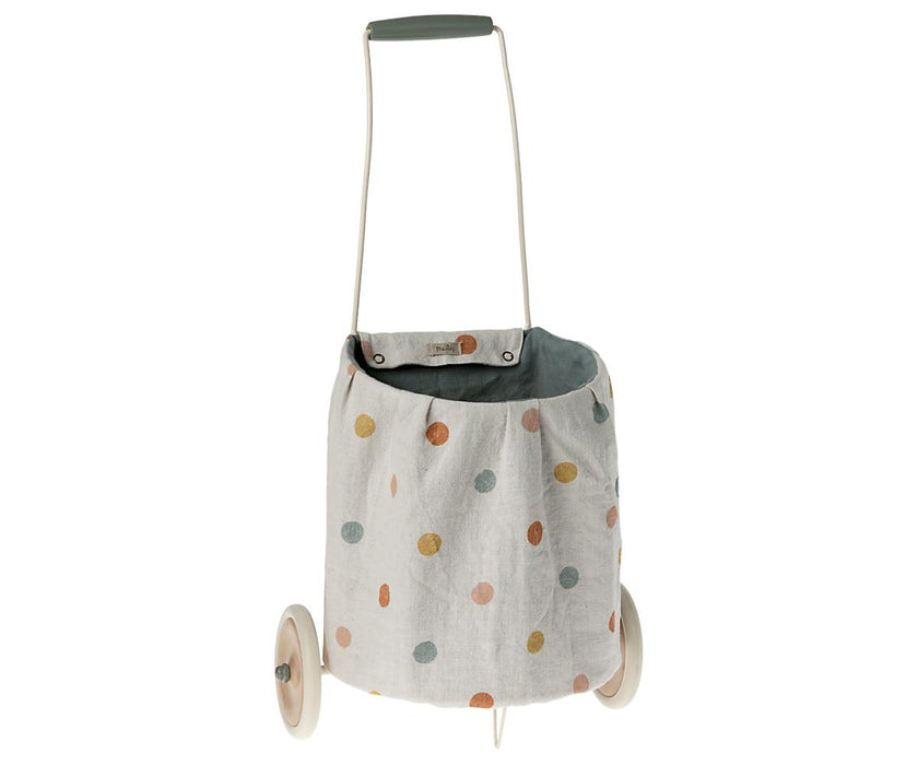Trolley, Multi dots - Blue