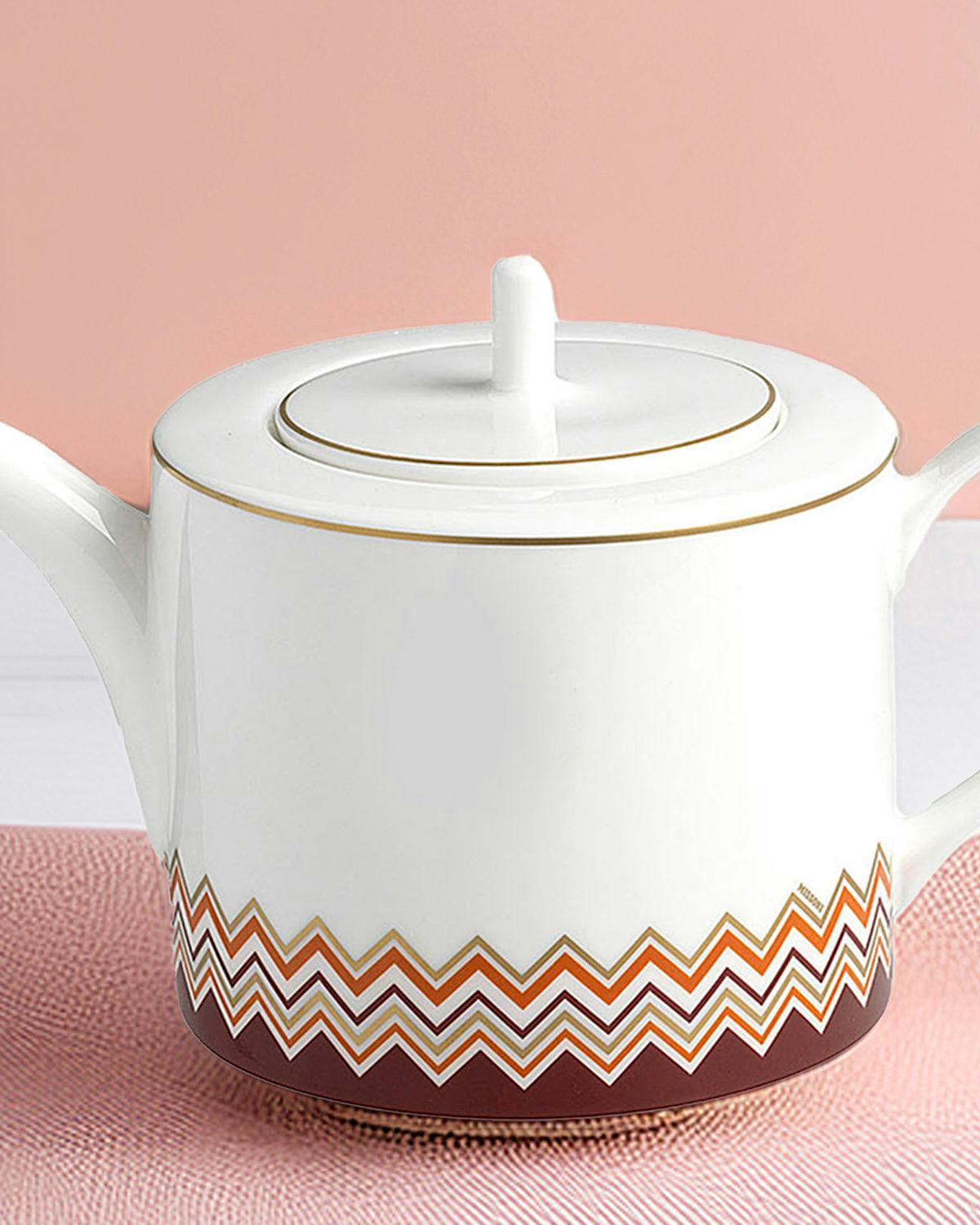 Tea Pot Or Coffee Pot Iconic  Multicolor Diam. 4.75