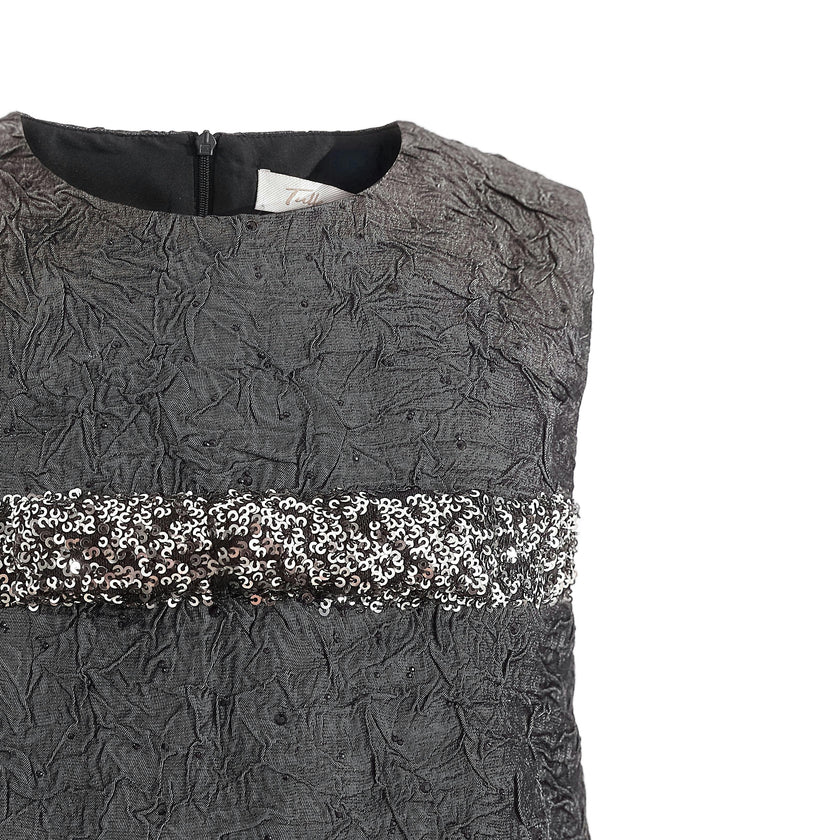 Dark Gray Speckled Dress