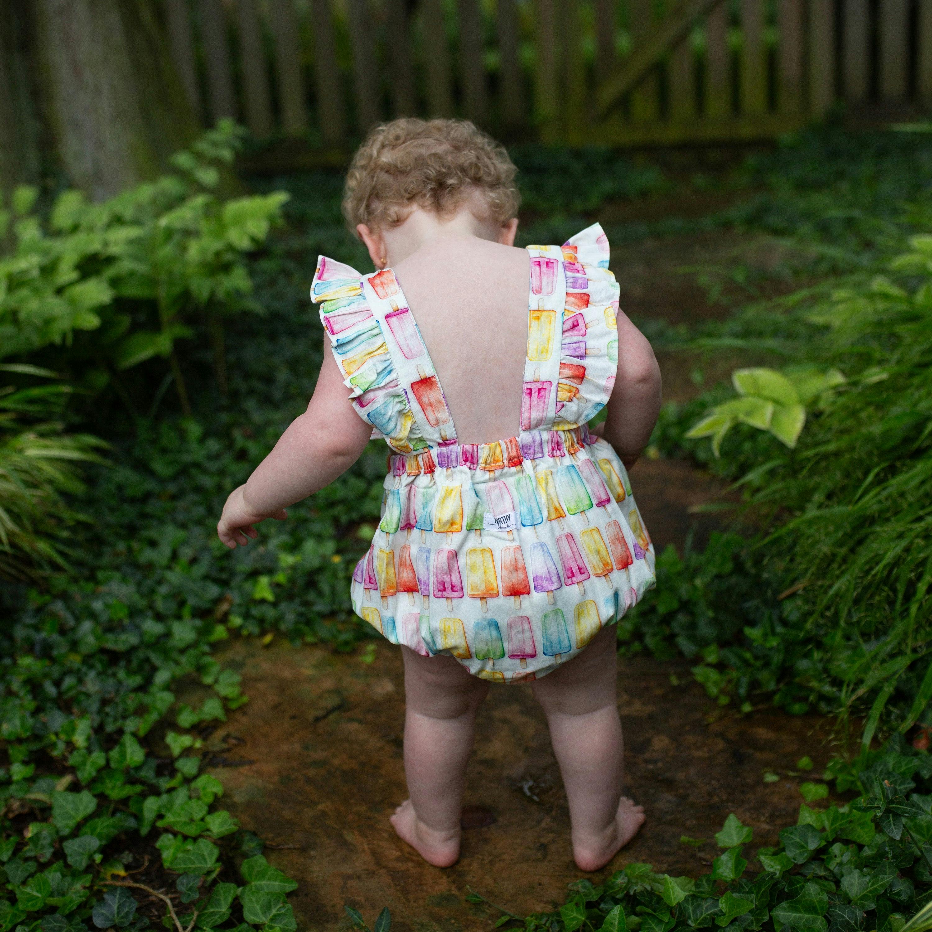 Bubble Romper in Popsicles