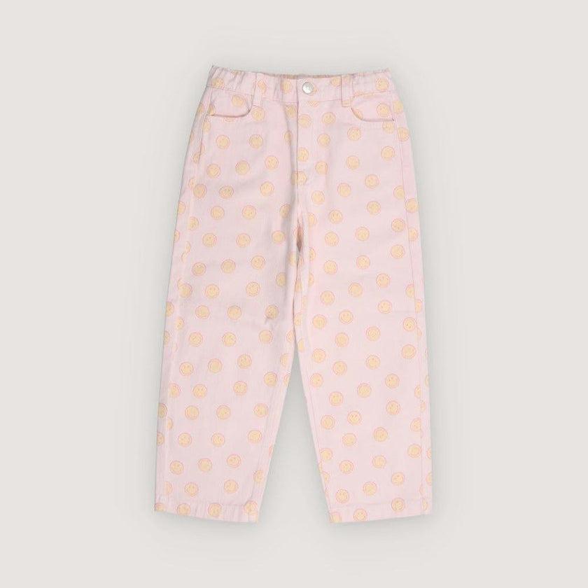 SmileyWorld® Denim Pant Smiley Print