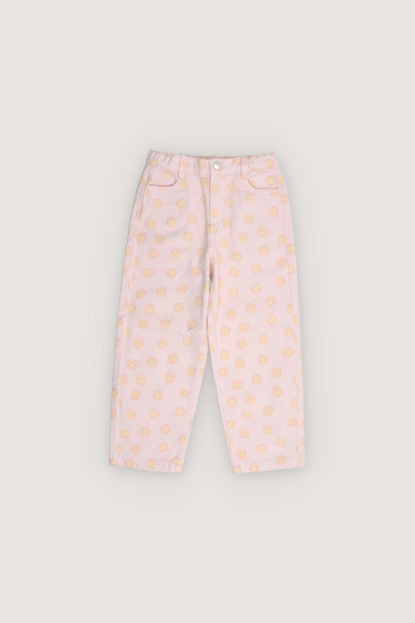 SmileyWorld® Denim Pant Smiley Print