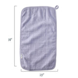 RILEY 5-Pack Crinkle Muslin Burp Cloths
