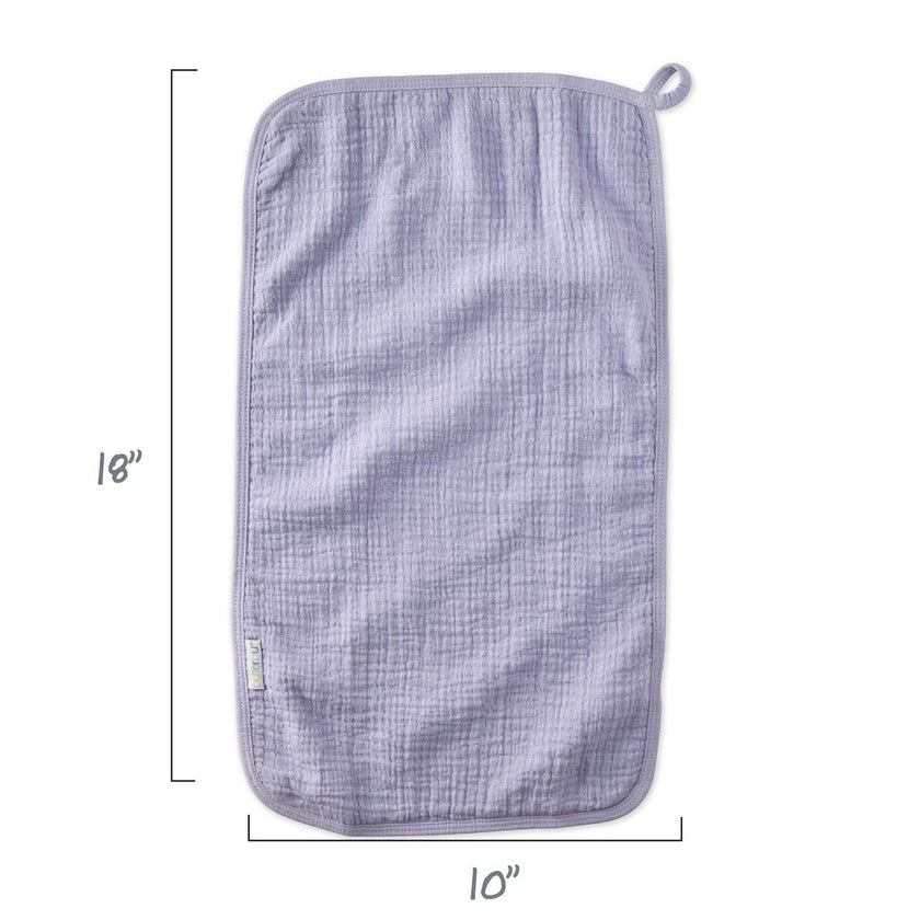 RILEY 5-Pack Crinkle Muslin Burp Cloths