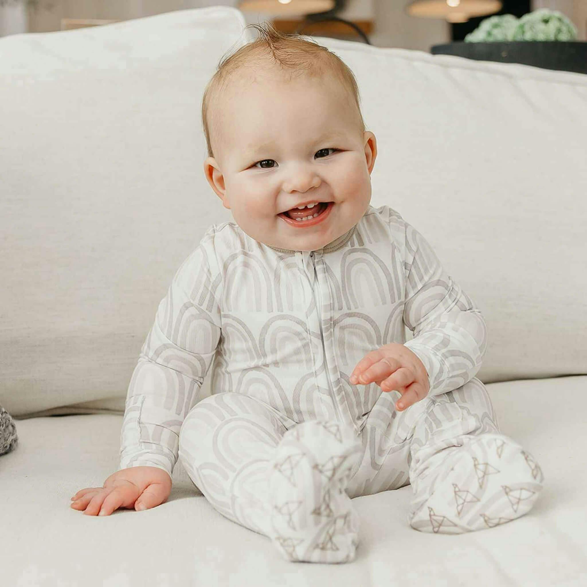 Zip-Up Footie Pajama - Bliss