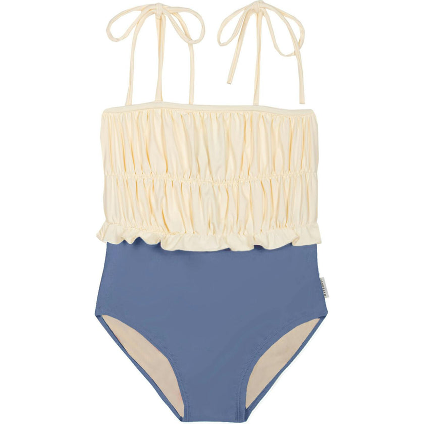 Mipounet SS26 Julieta, Swimwear Ecru Blue