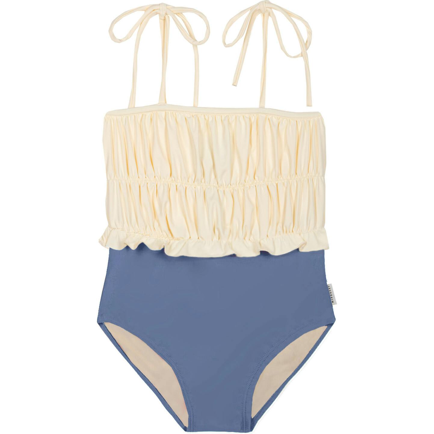 Mipounet SS26 Julieta, Swimwear Ecru Blue