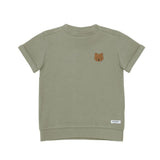 Jarne T-shirt | Bear | Dusty Green