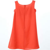 Esme dress (scarlet-orange)