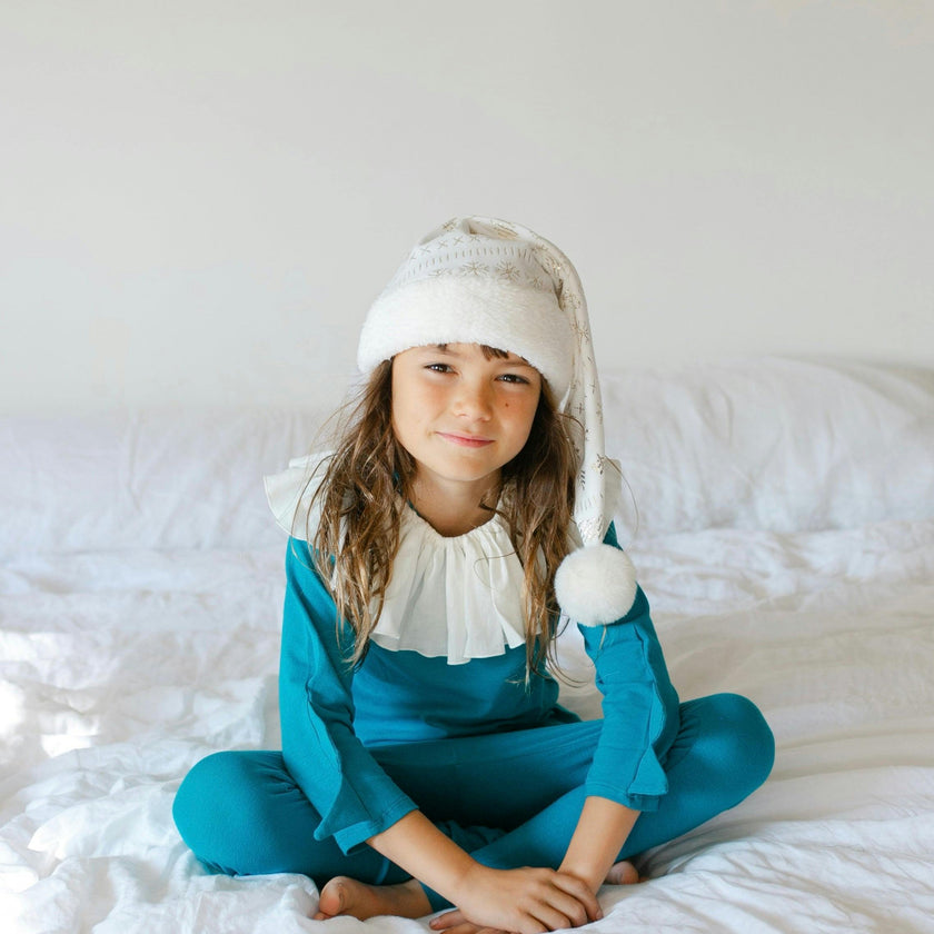 Jade Holiday Elf Pajama Costume- Christmas Gift for Kids - Cozy Cotton Stocking Stuffer