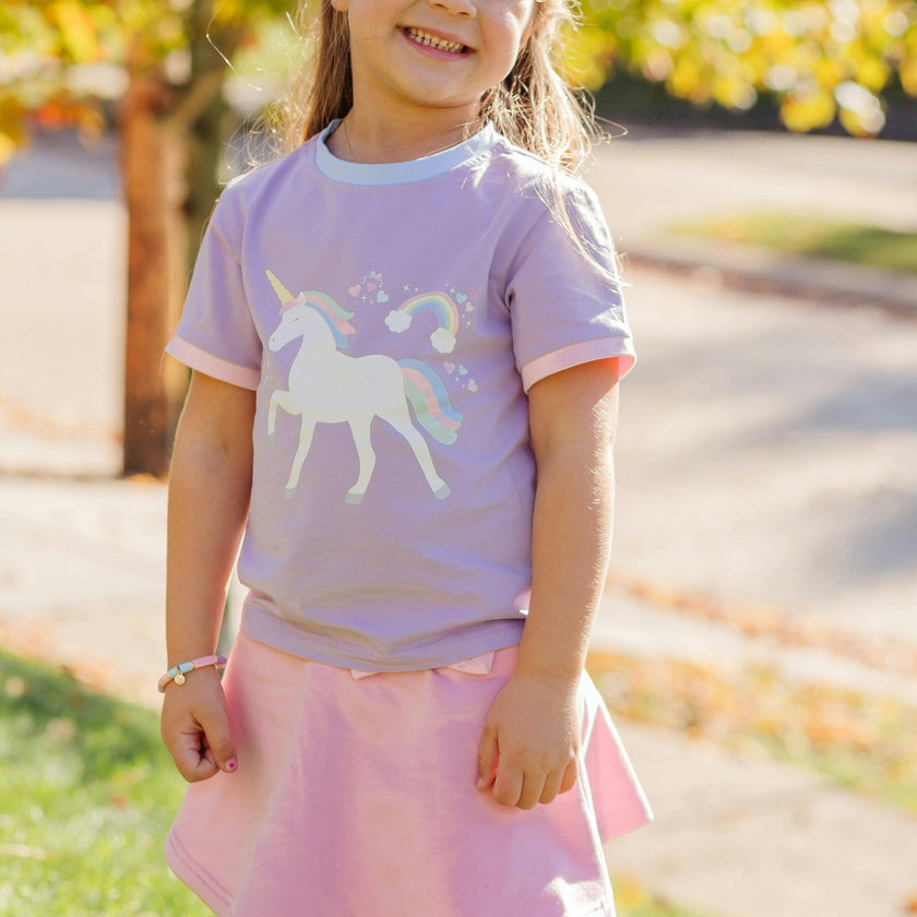 Rainbow Unicorn T-Shirt (Girls)