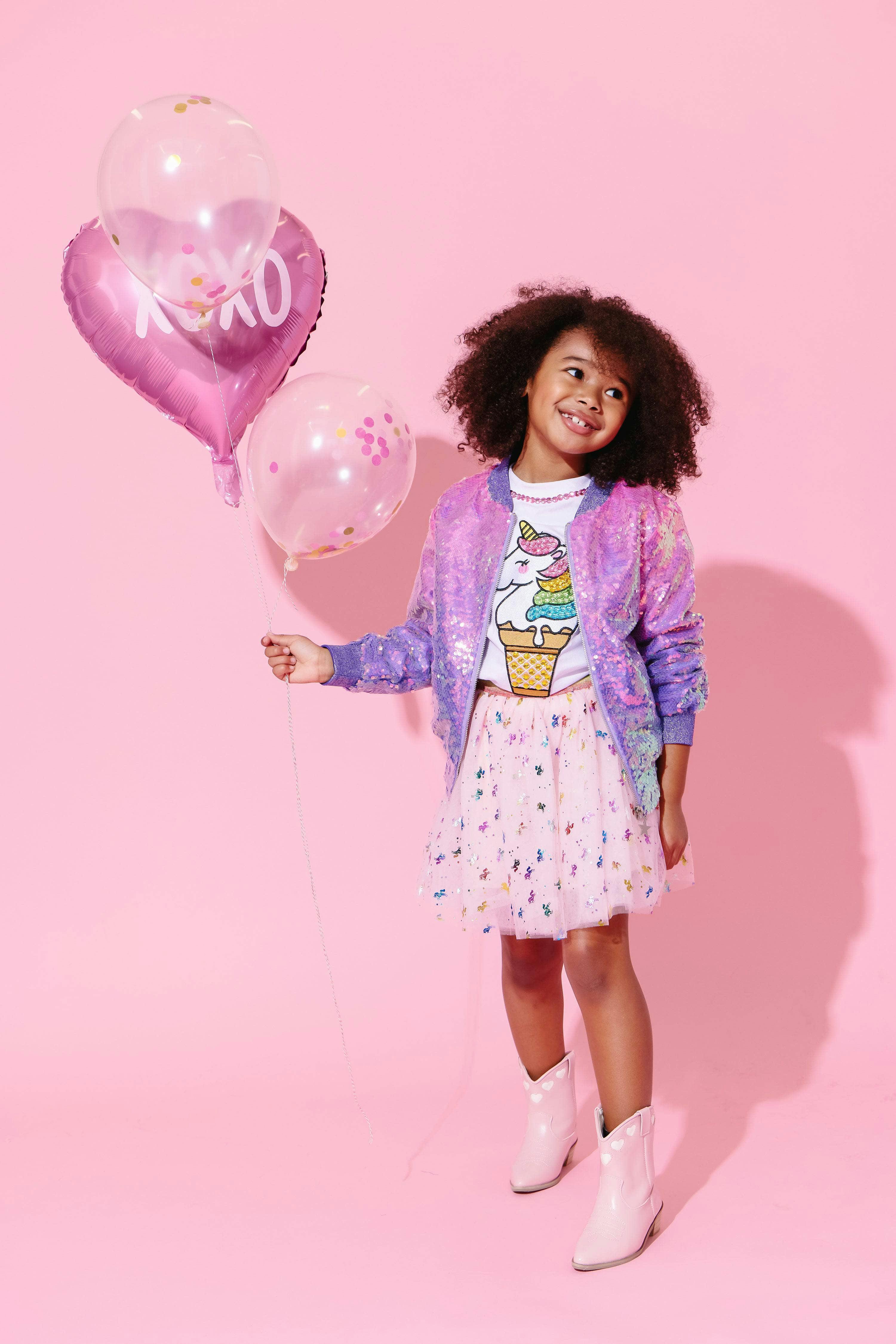 Rainbow Metallic Tutu