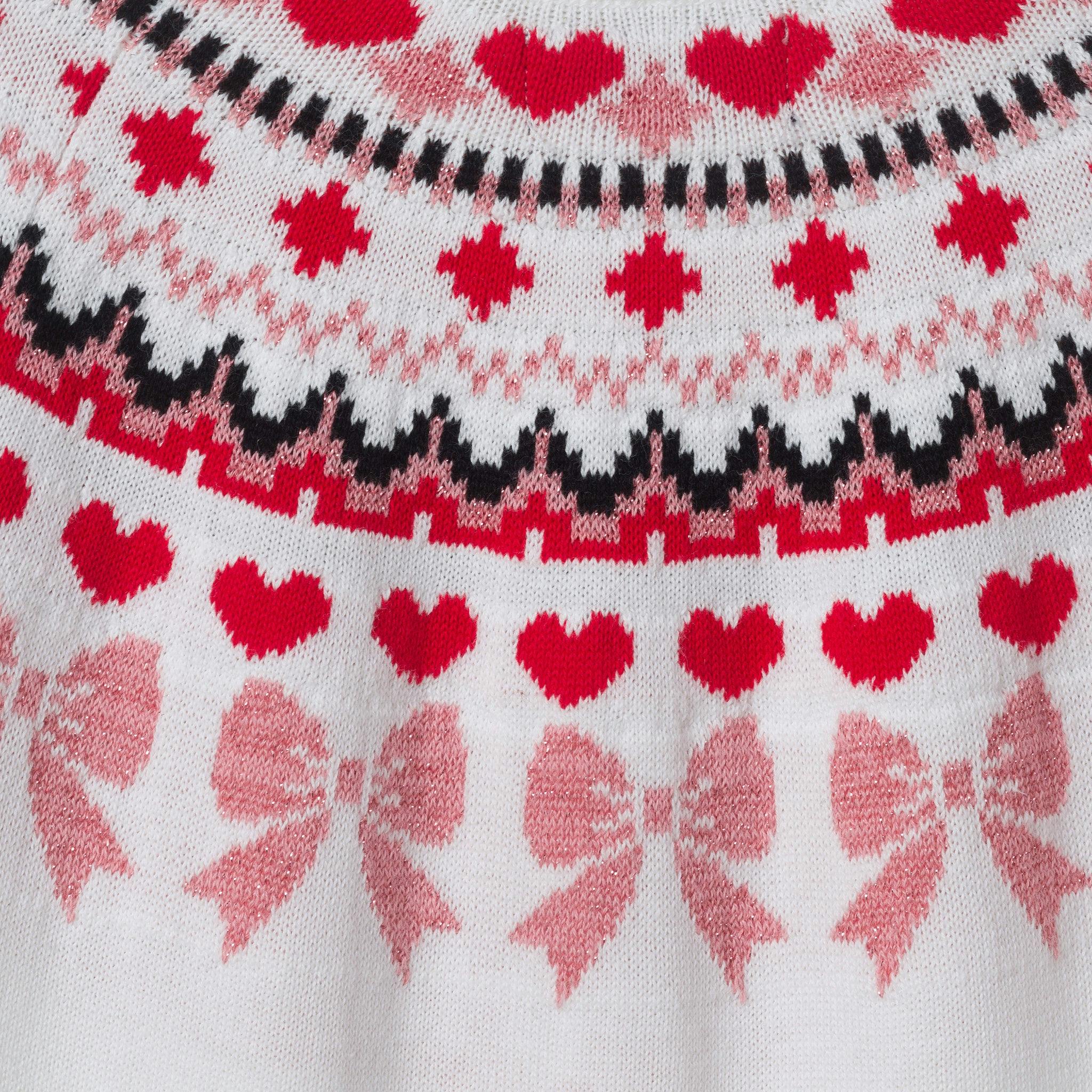 Girls Fair Isle Sweater Dress | Hearts & Bows