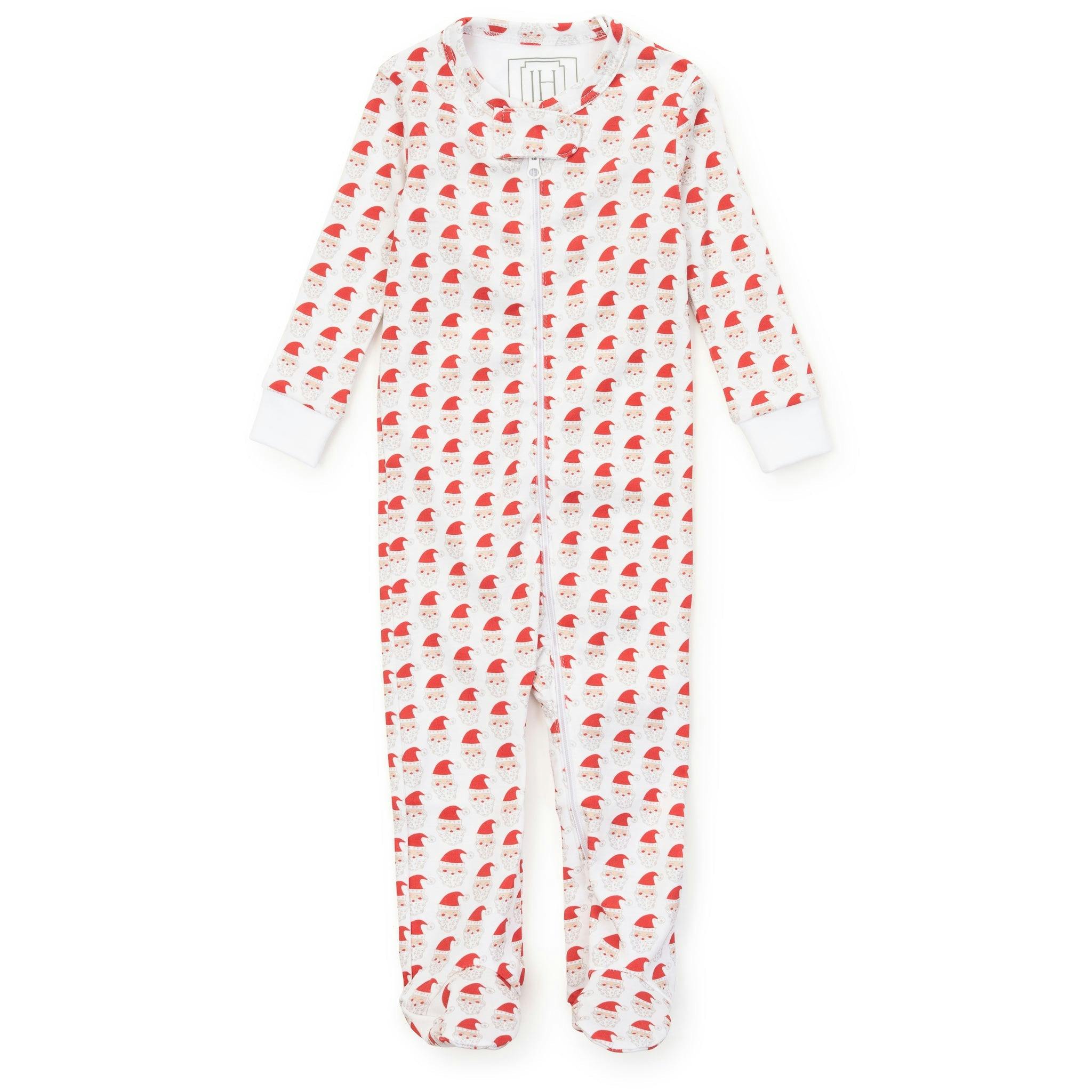 Parker Zipper Pajama - Whimsical Santa