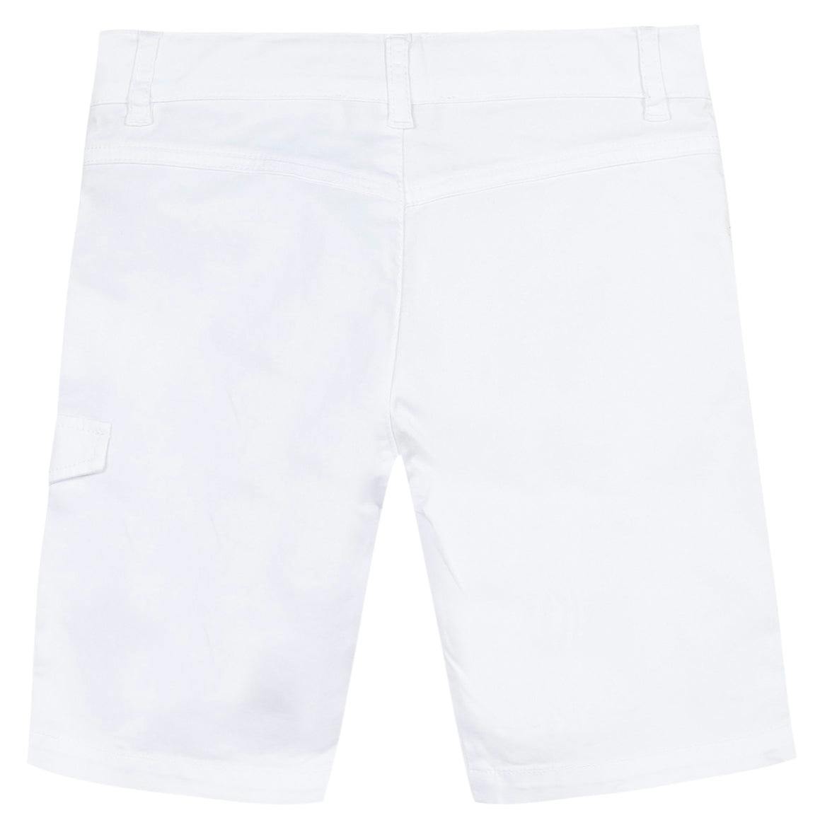 White Twill Shorts  - FINAL SALE