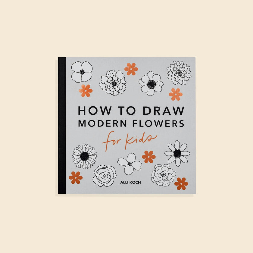 Modern Flowers: How to Draw Books for Kids
