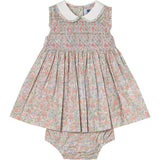 Hand-Smocked Baby Dress - Flora