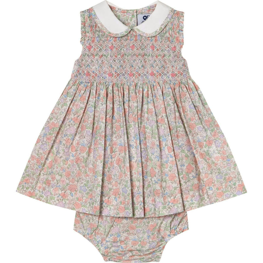 Hand-Smocked Baby Dress - Flora