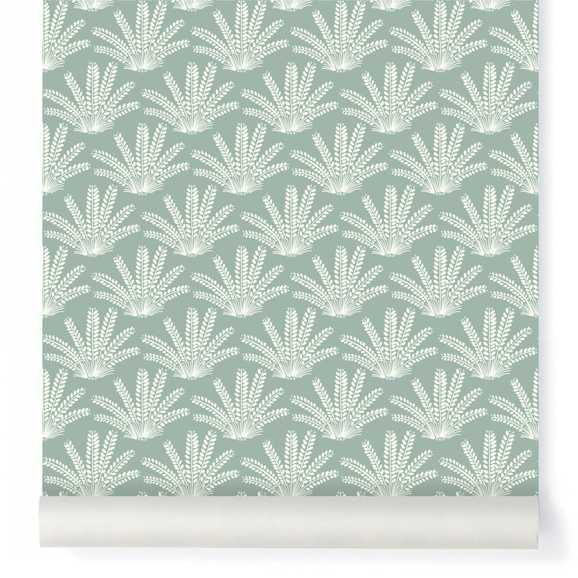 Papier peint MARACAS coloris Sauge
