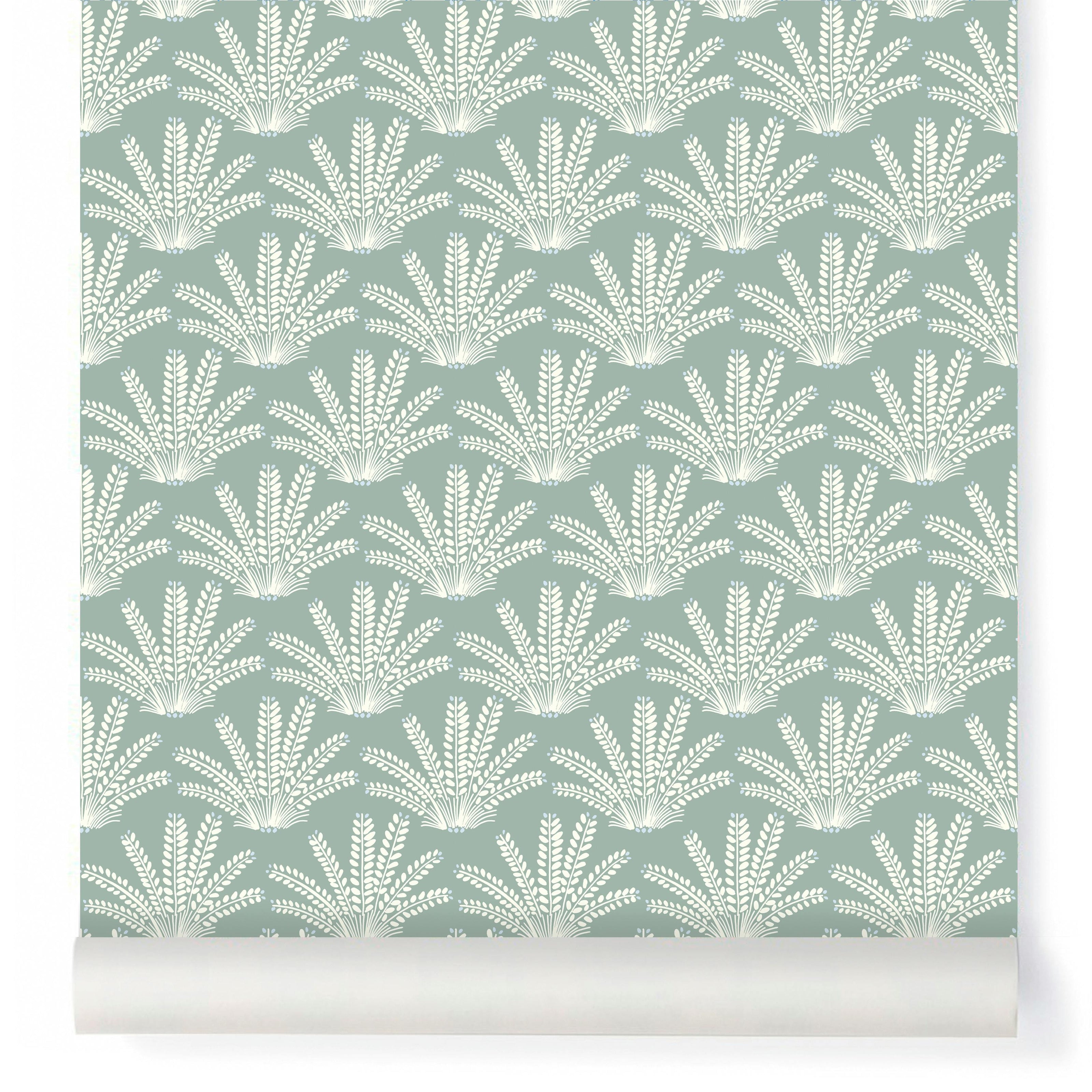 Papier peint MARACAS coloris Sauge