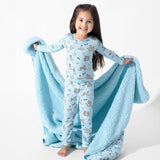 Sloth Pajama Party Bamboo Sherpa Blanket
