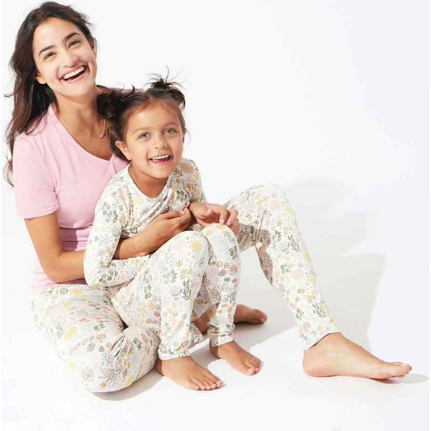 Fall Floral Bamboo Women's Pajama Set