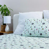Minecraft Sleep Repeat Bamboo Twin Sheet Set