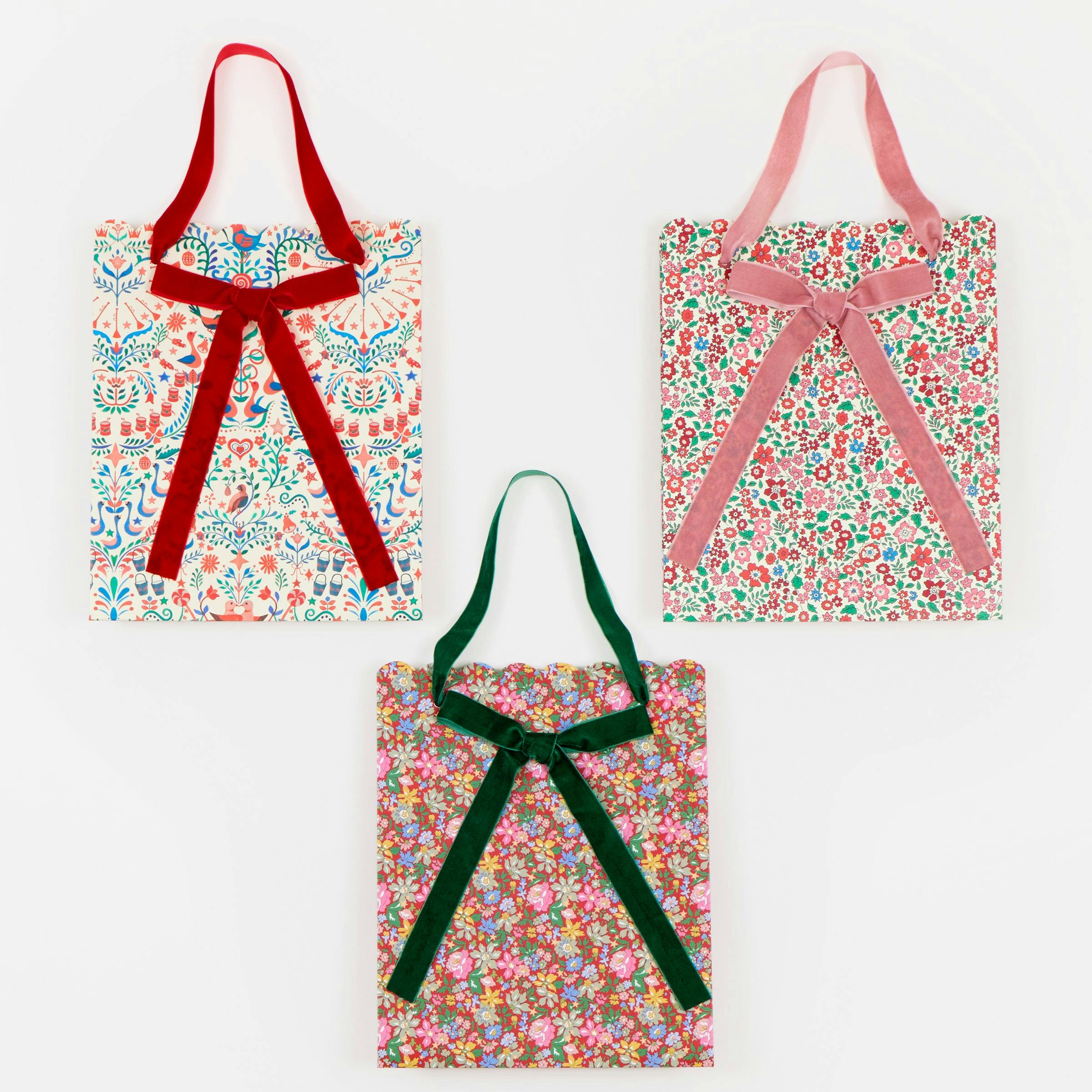 Meri Meri x Liberty Medium Gift Bags
