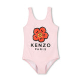 Light Pink Kenzo Floral Swimsuit