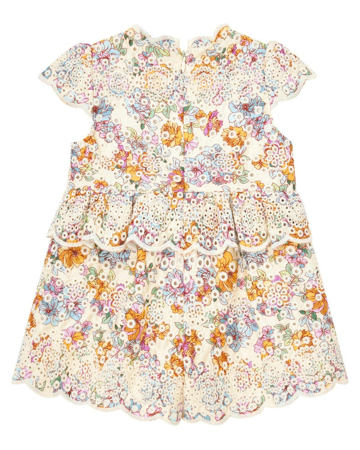 Posie Cotton Embroidered Romper (Baby)
