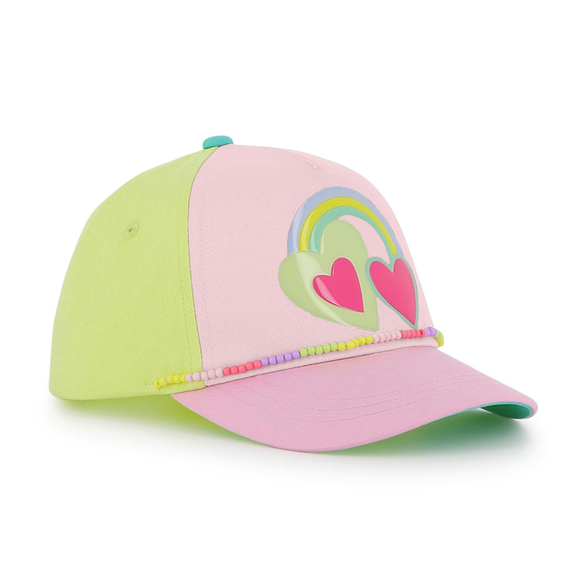 Multicolored Pastel Heart Cap