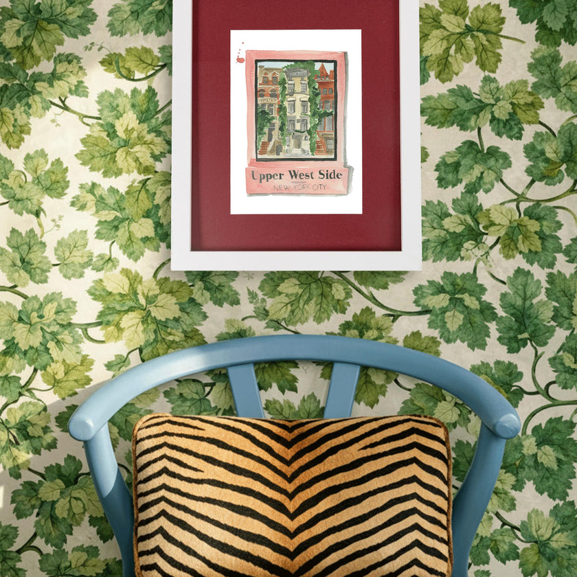Upper West Side NYC Matchbook Art Print