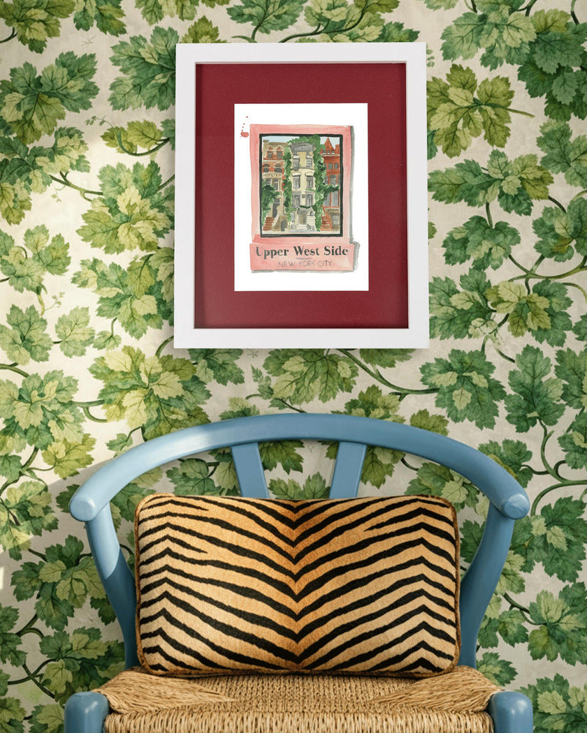 Upper West Side NYC Matchbook Art Print