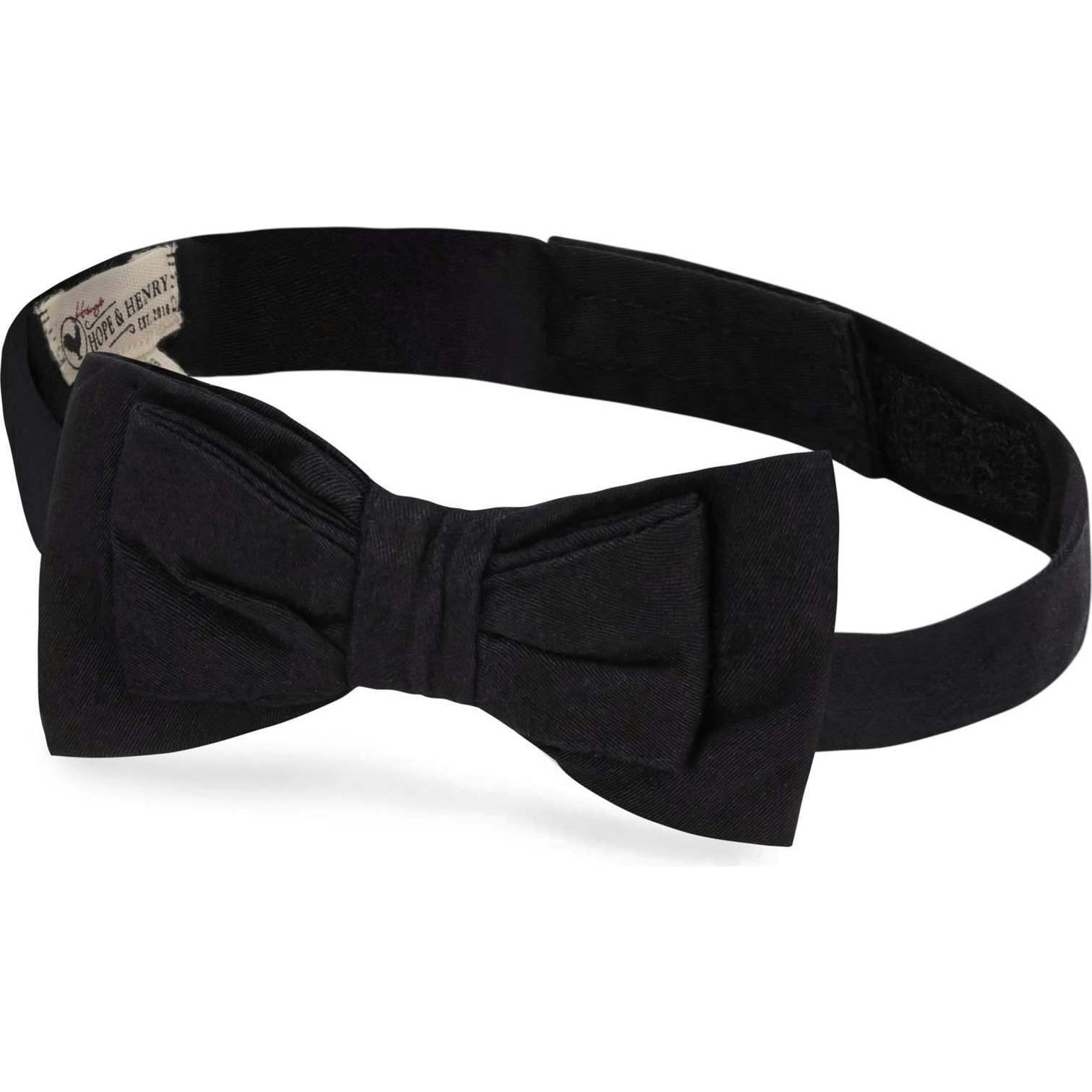 Classic Sateen Bow Tie, Black