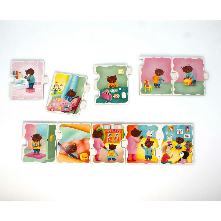 Ready to Go Puzzle - School - Sequencing Activity