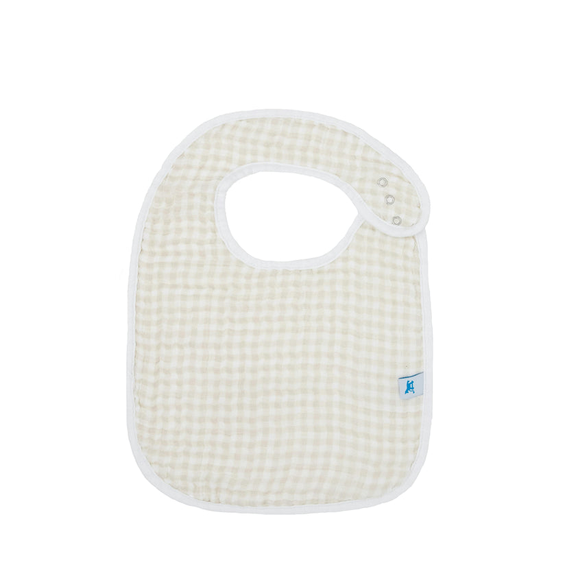 Cotton Muslin Classic Bib 3 Pack - Georgia Peach