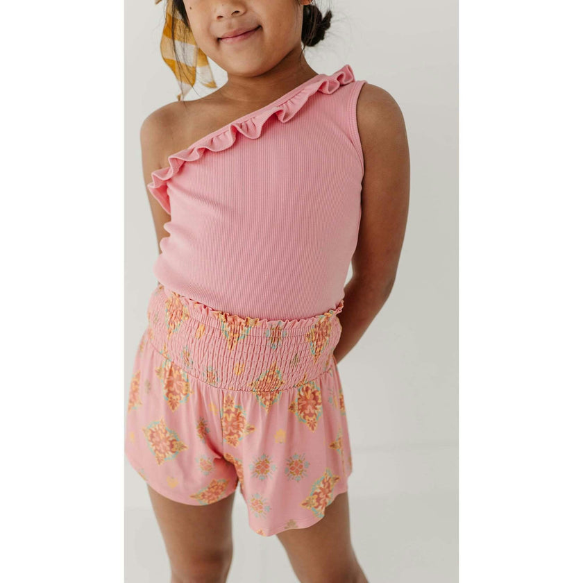 One-Shoulder Ribbed Tank