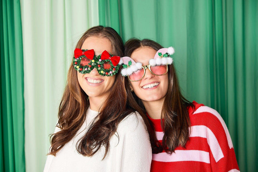Pinkmas Party Novelty Glasses