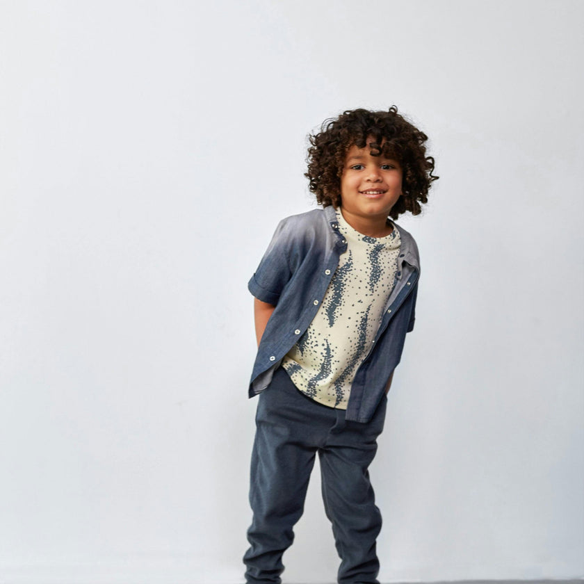 Boxy T-Shirt with All Over Print