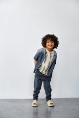 Boxy T-Shirt with All Over Print