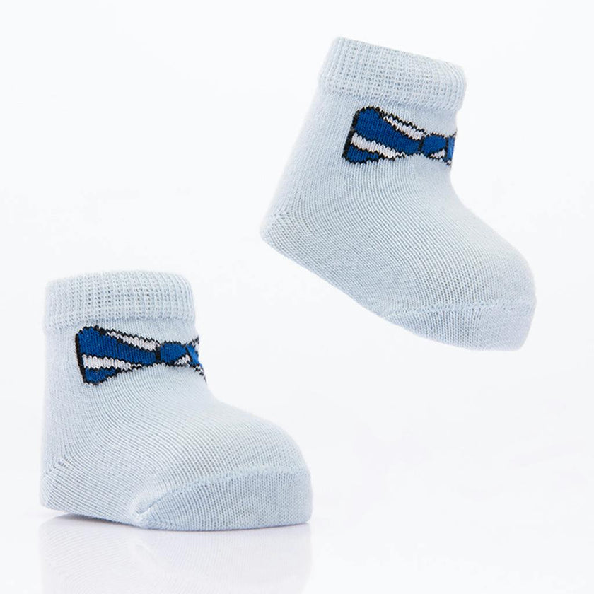 Navy 3pc Bow Tie Socks Set