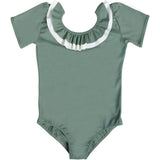 Carlotta Surf Suit in Sage Green & Ivory