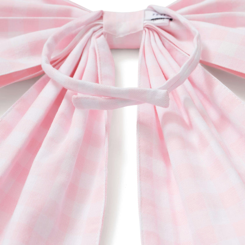 Wreath Bow in Pink Gingham
